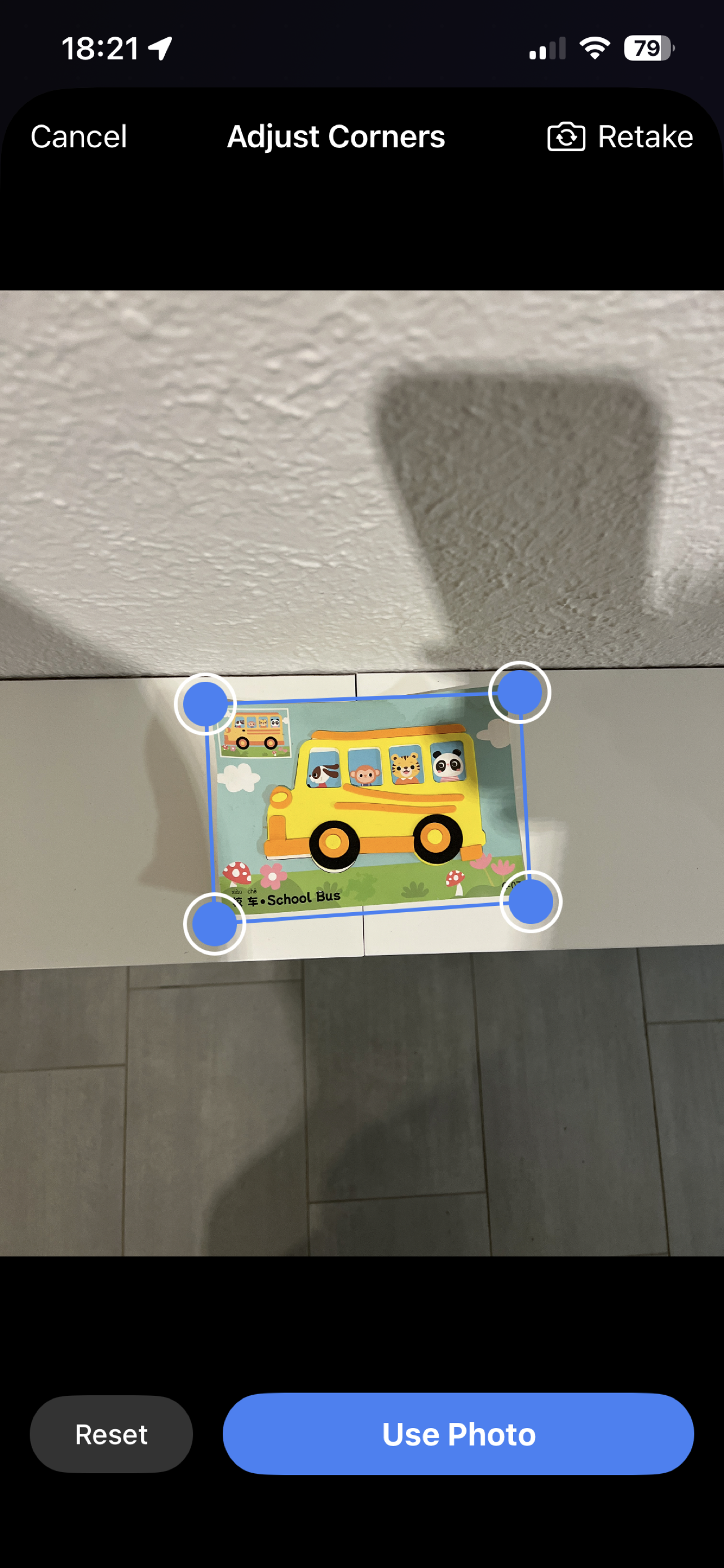 ForeverFridge scan view